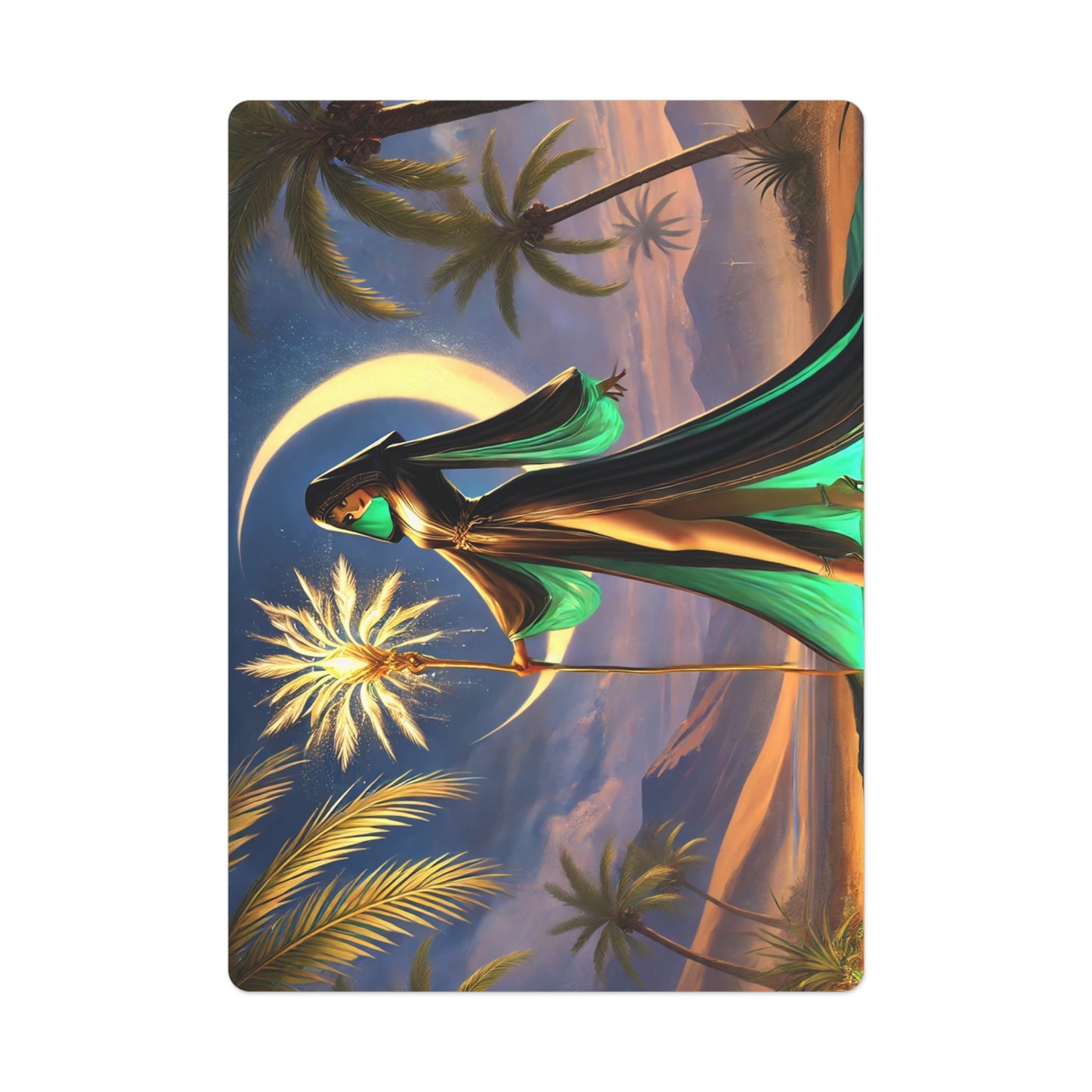 Palms Lady 1 Playing Cards