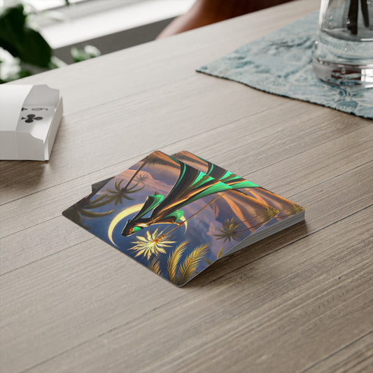 Palms Lady 1 Playing Cards