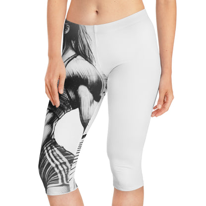 Women's Capri Leggings (AOP)