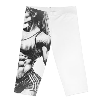 Women's Capri Leggings (AOP)