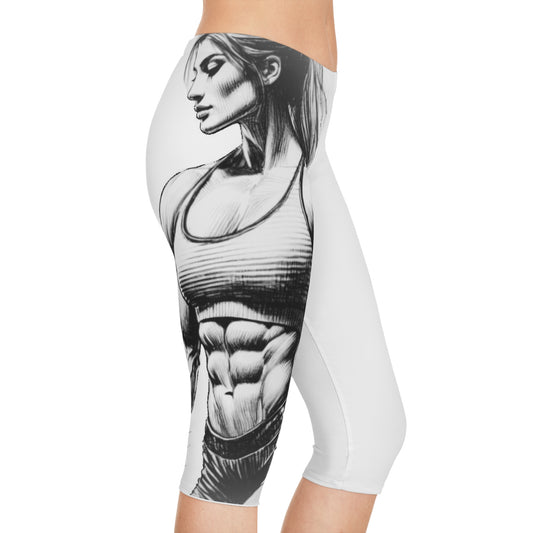 Women's Capri Leggings (AOP)